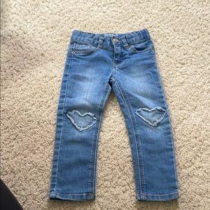 Cat & Jack Blue Jeans with Knee Patches